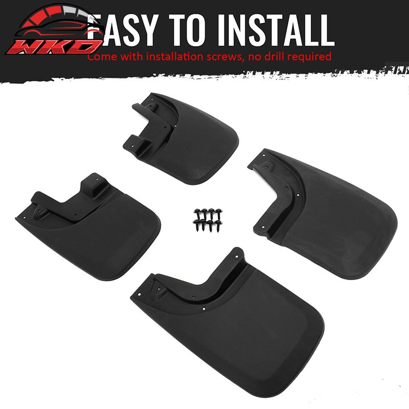 Fits 05-15 Toyota Tacoma W/OEM Fender Flares Mud Flaps Wheel Arch Splash Guards