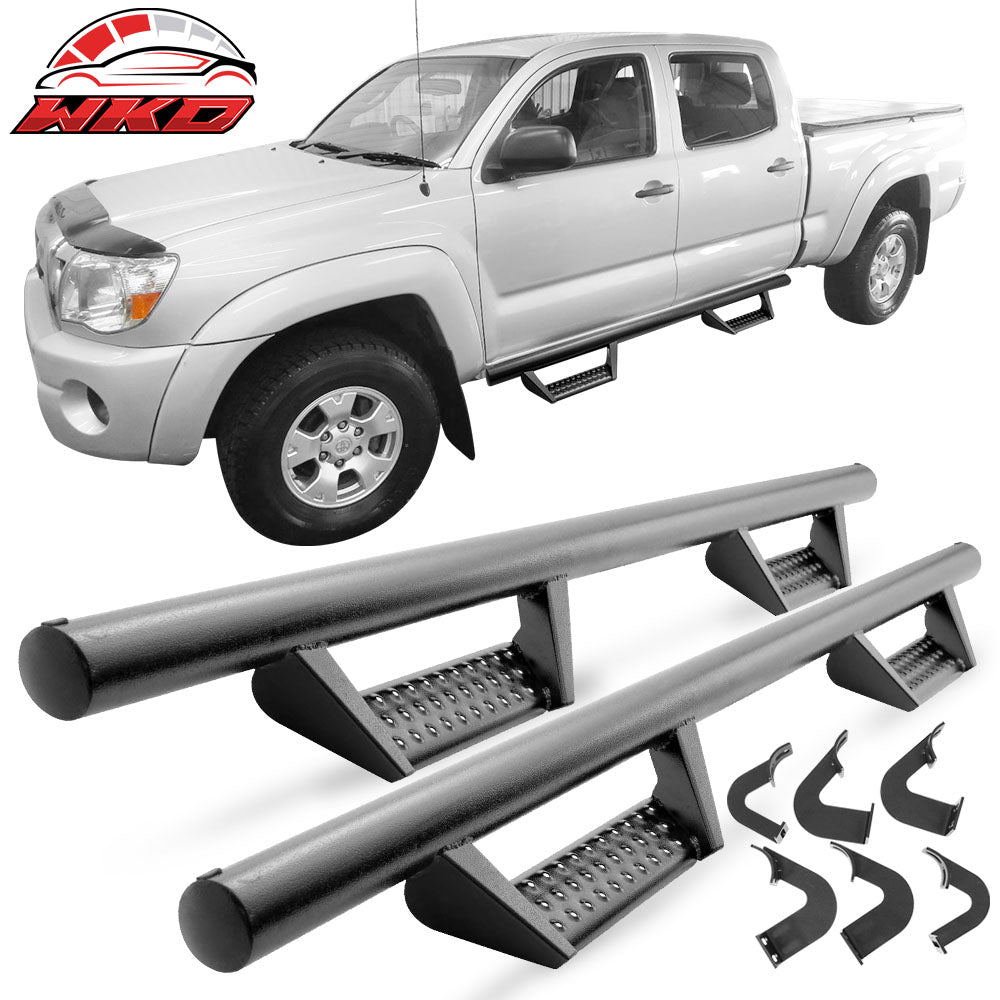 Fits 05-22 Toyota Tacoma Double Cab BCK Style Side Step Bars
