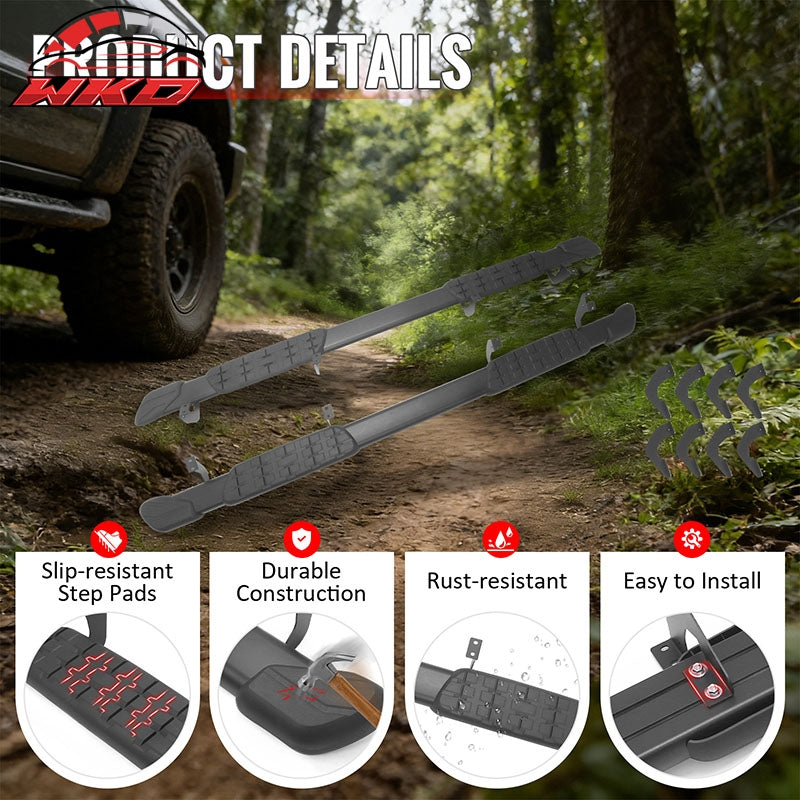 Fits 07-21 Toyota Tundra CrewMax Cab 5" OE Style Running Boards Side Step Bars