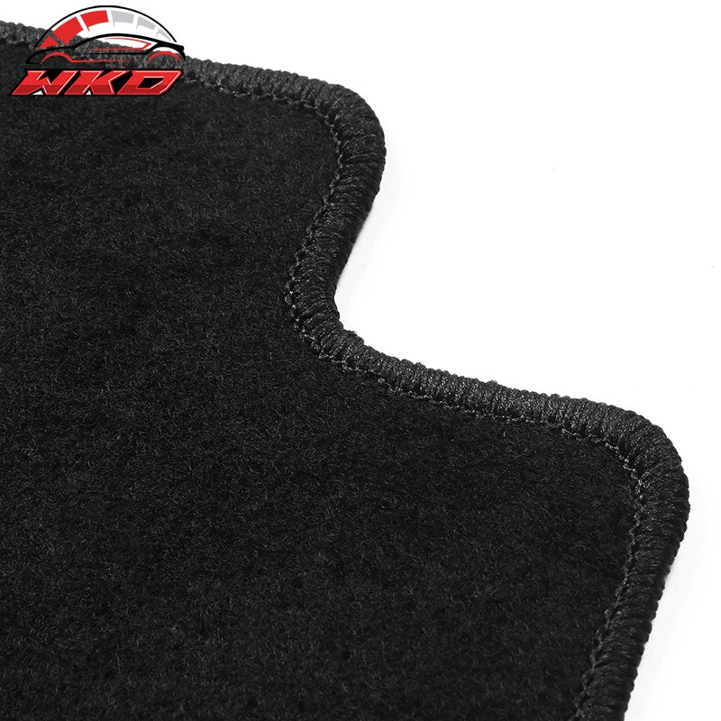 Fits 22-24 Toyota Tundra Crewmax Anti-Slip Floor Mats Carpet Nylon 4PCS - Black