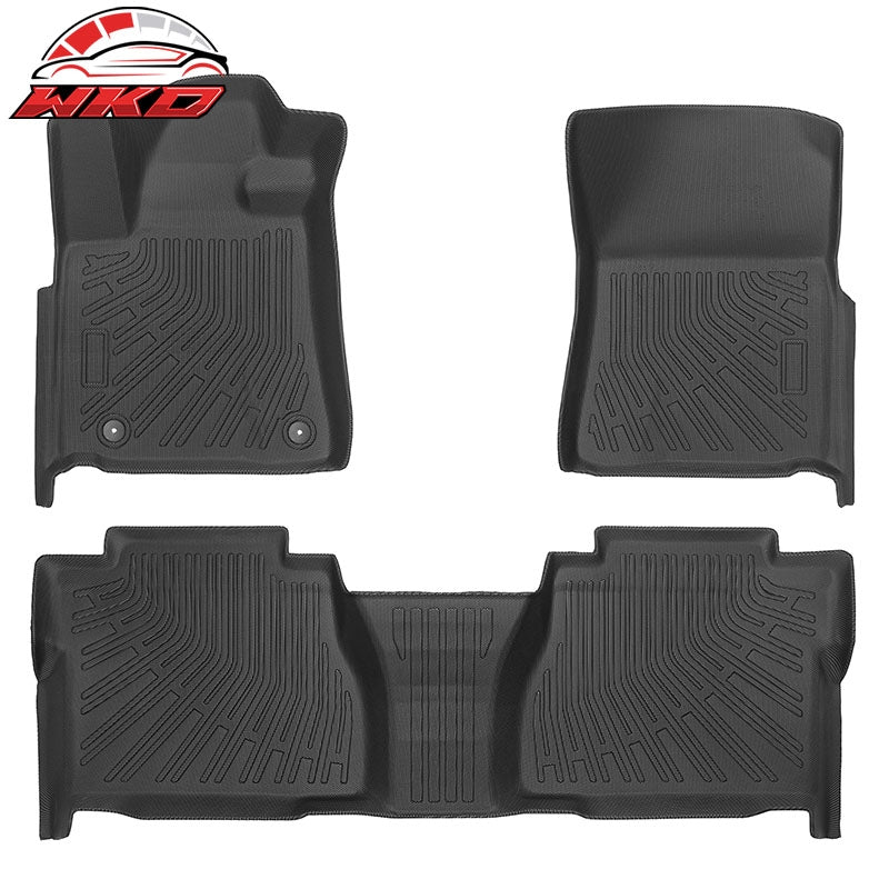 Wholesale 07-11 Toyota Tundra Double Cab Anti-Slip Floor Mats All Weather TPE Carpets