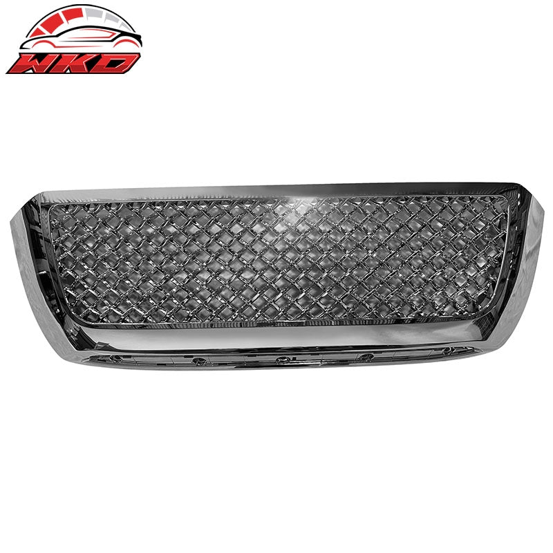 Wholesale 07-09 Toyota Tundra Pickup Mesh Style Front Upper Grille Chrome ABS Grill