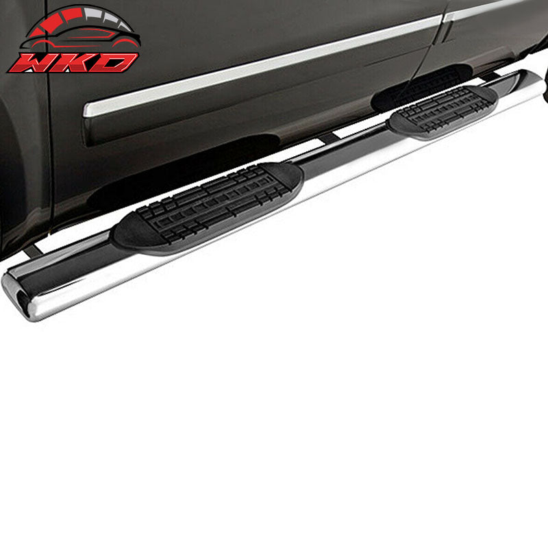 Fits 07-21 Toyota Tundra Regular Cab 4" Running Boards Side Step Nerf Bar 2PC