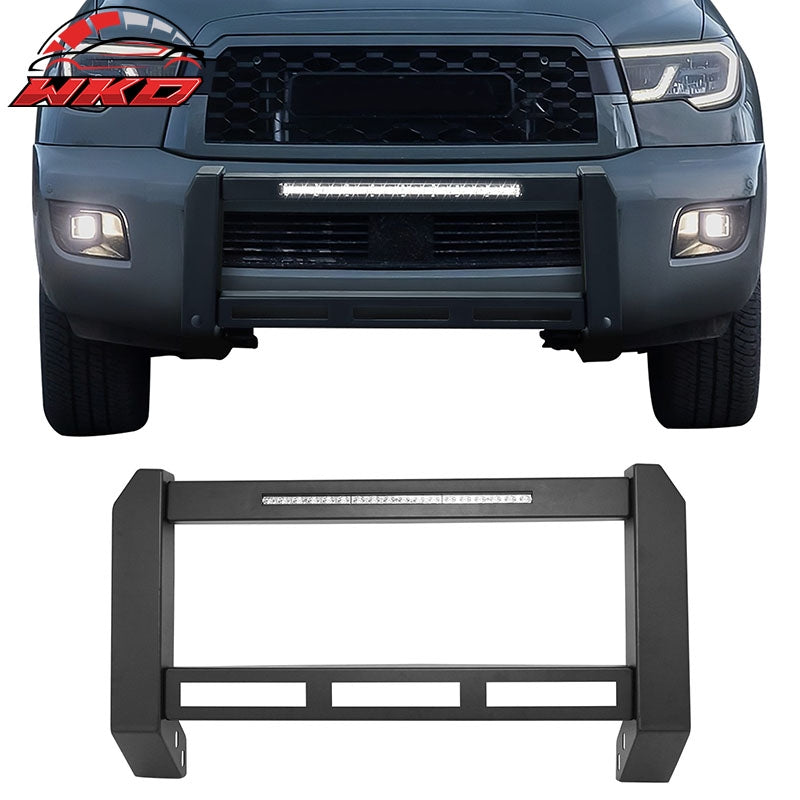 Wholesale 07-21 Toyota Tundra 08-22 Sequoia Bull Bar Bumper Grille Guard W/LED Light