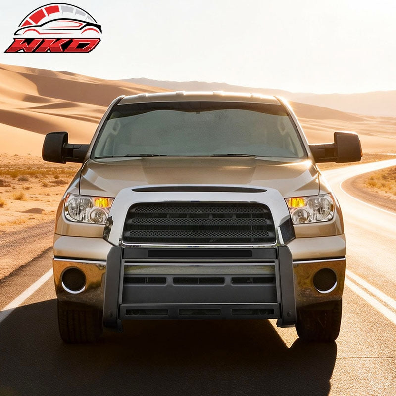 Fits 07-21 Toyota Tundra 08-22 Sequoia Bull Bar Front Brush Bumper Grille Guard