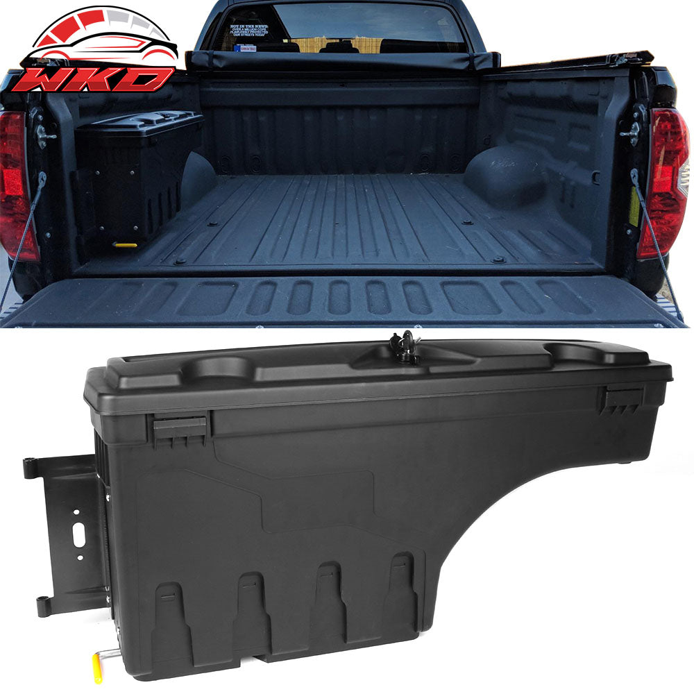 Fits 07-19 Toyota Tundra ABS Truck Bed Storage Box Toolboxes Driver Side