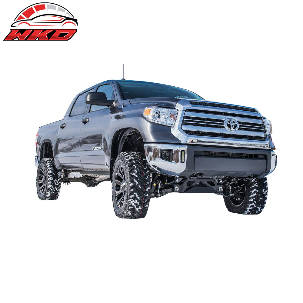Fits 14-19 Toyota Tundra LED Halo Projector Bumper Fog Driving Lights Chrome