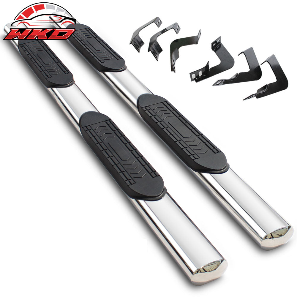 Wholesale 07-21 Toyota Tundra Double Cab 5" Oval Stainless Side Step Running Boards
