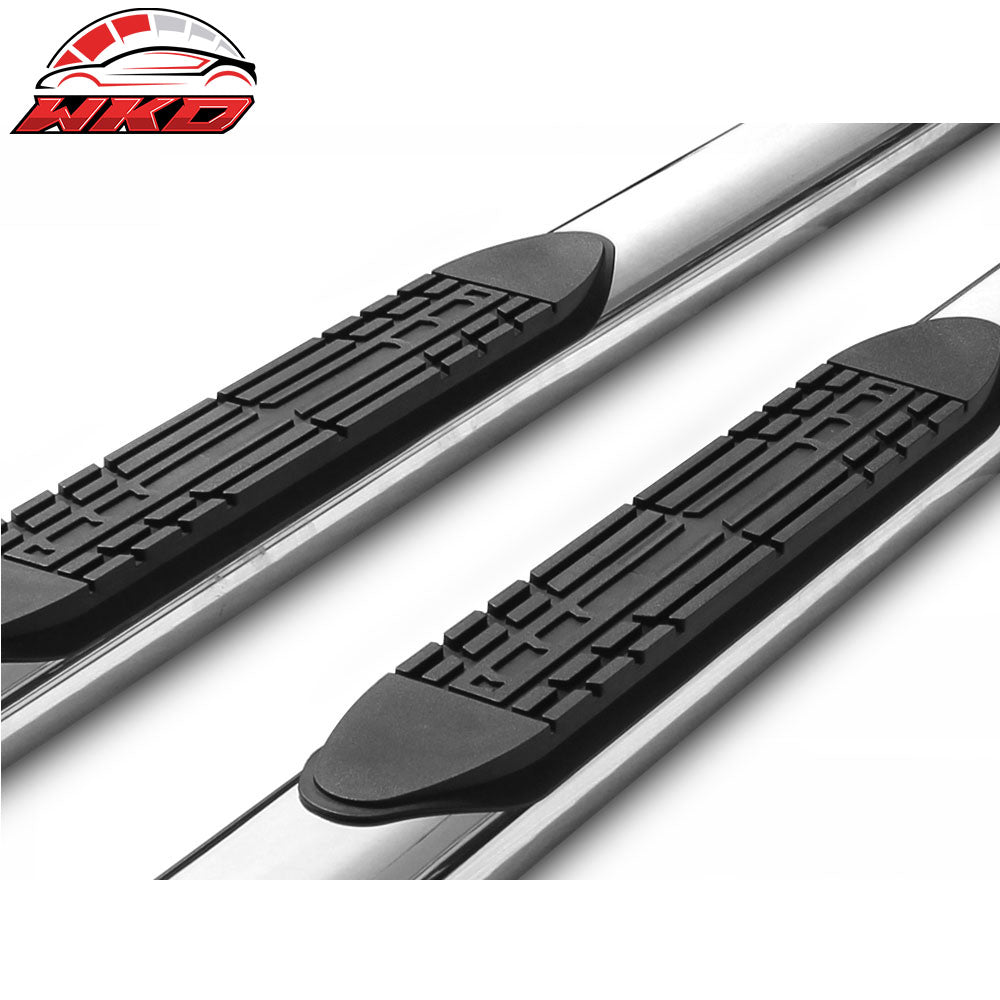 Fits 07-21 Toyota Tundra Regular Cab 4" Side Step Nerf Bars Running Boards