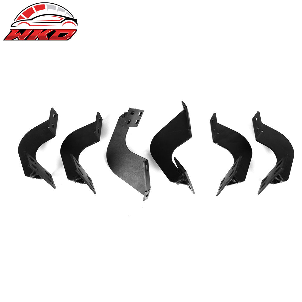 Fits 07-21 Toyota Tundra Crew Max IKON V1 Running Boards Nerf Bar