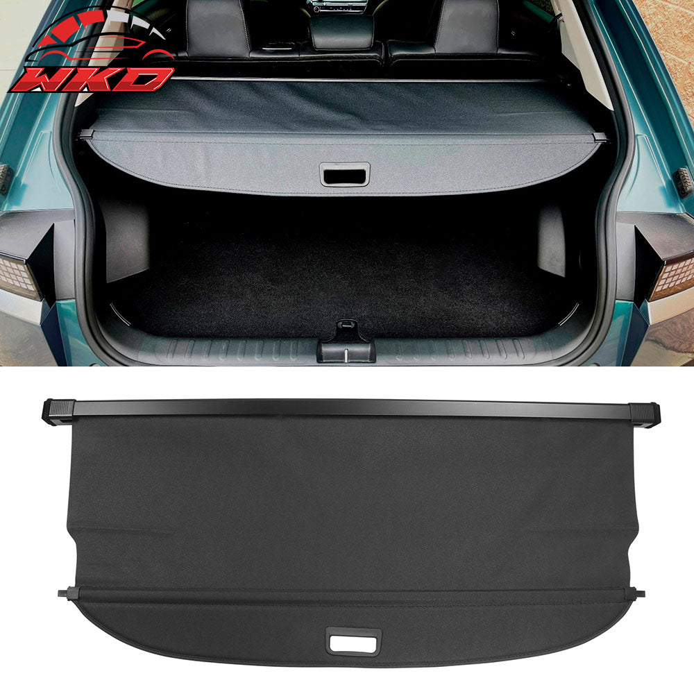 Fits 22-25 Hyundai Ioniq 5 Retractable Trunk Security Tonneau Cargo Cover PVC
