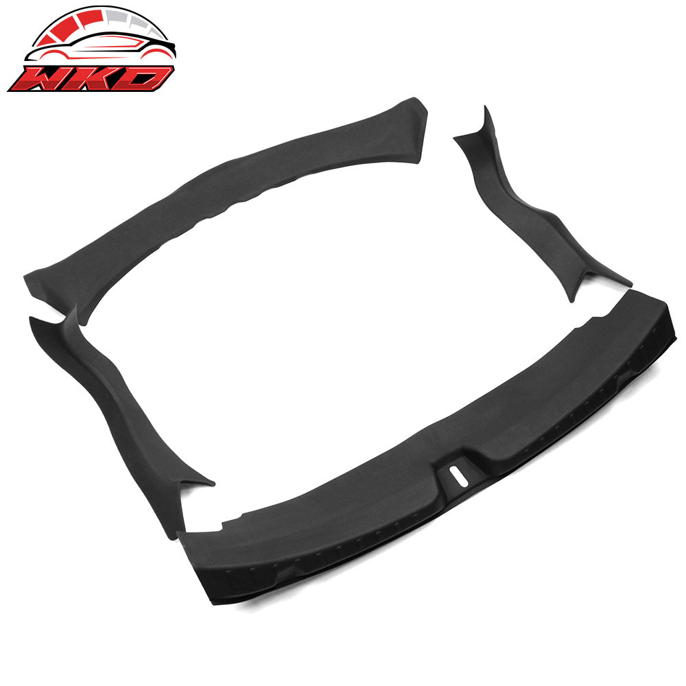 Fits 24-25 Tesla Model 3 Highland 4PCS TPE Rear Trunk Guard Protector Sill Plate