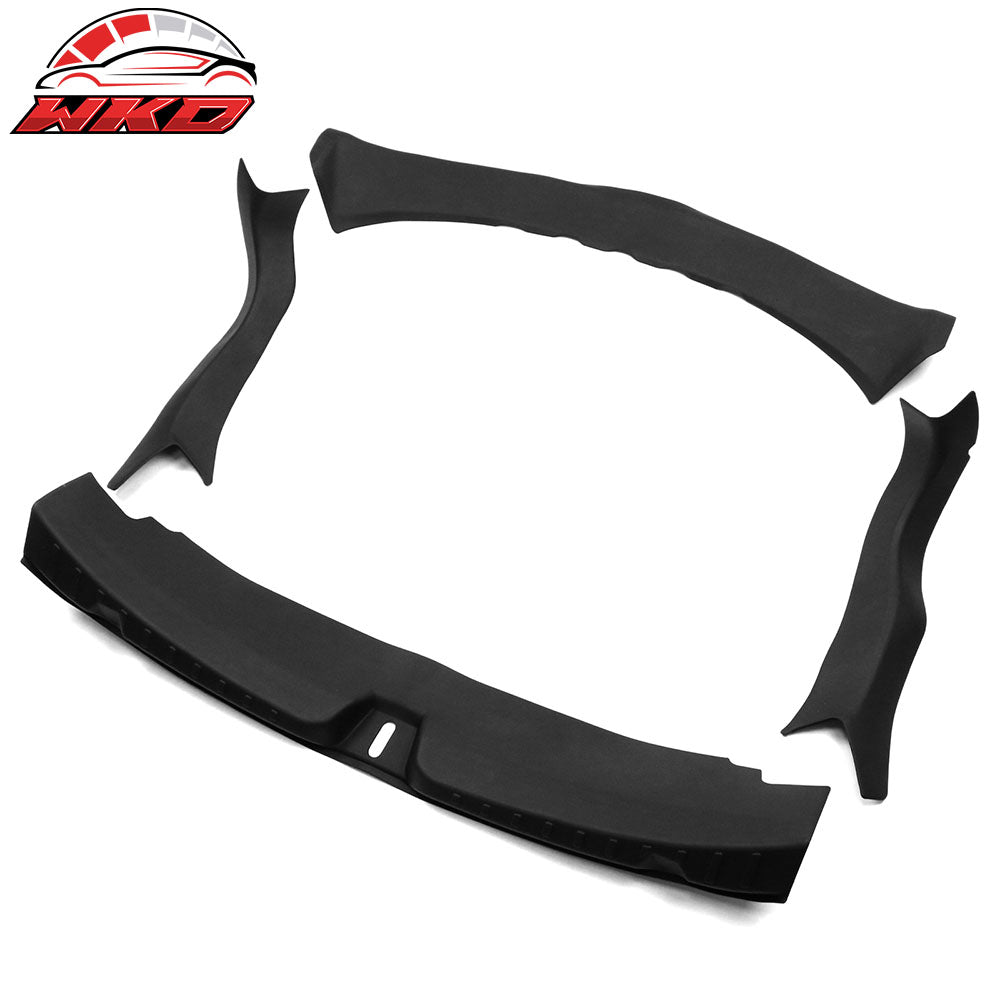 Fits 24-25 Tesla Model 3 Highland 4PCS TPE Rear Trunk Guard Protector Sill Plate