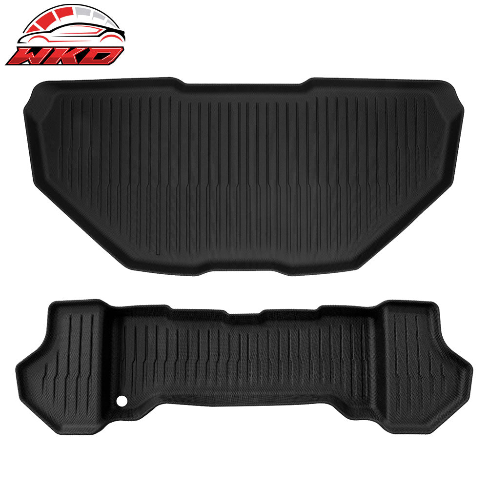 2022-24 Rivian R1T R1S Front Storage Mat TPE Cargo Upper Lower 3D Liner Cover | Wholesale