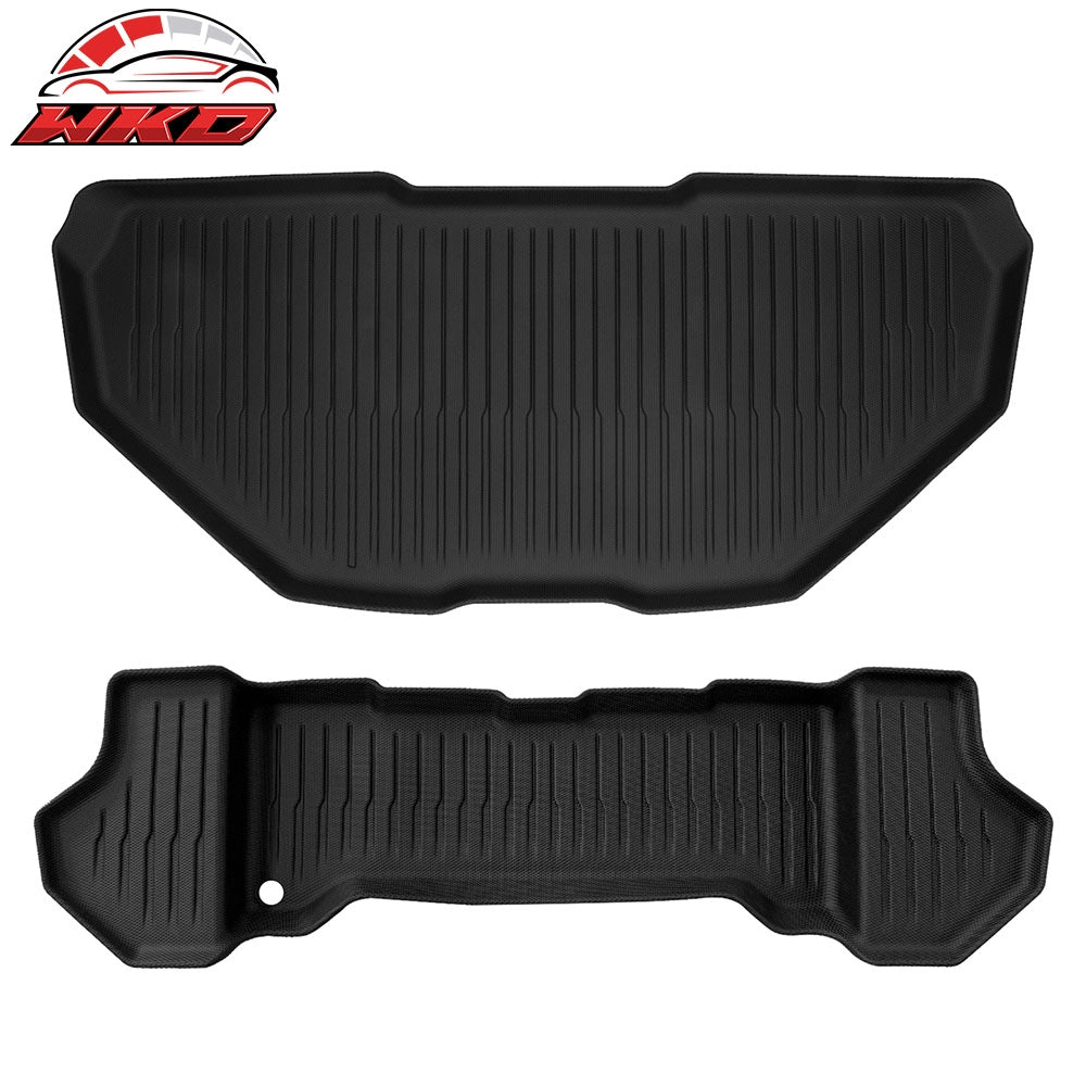 2022-26 Rivian R1T R1S Front Storage Mat TPE Cargo Upper Lower 3D Liner Cover | Wholesale