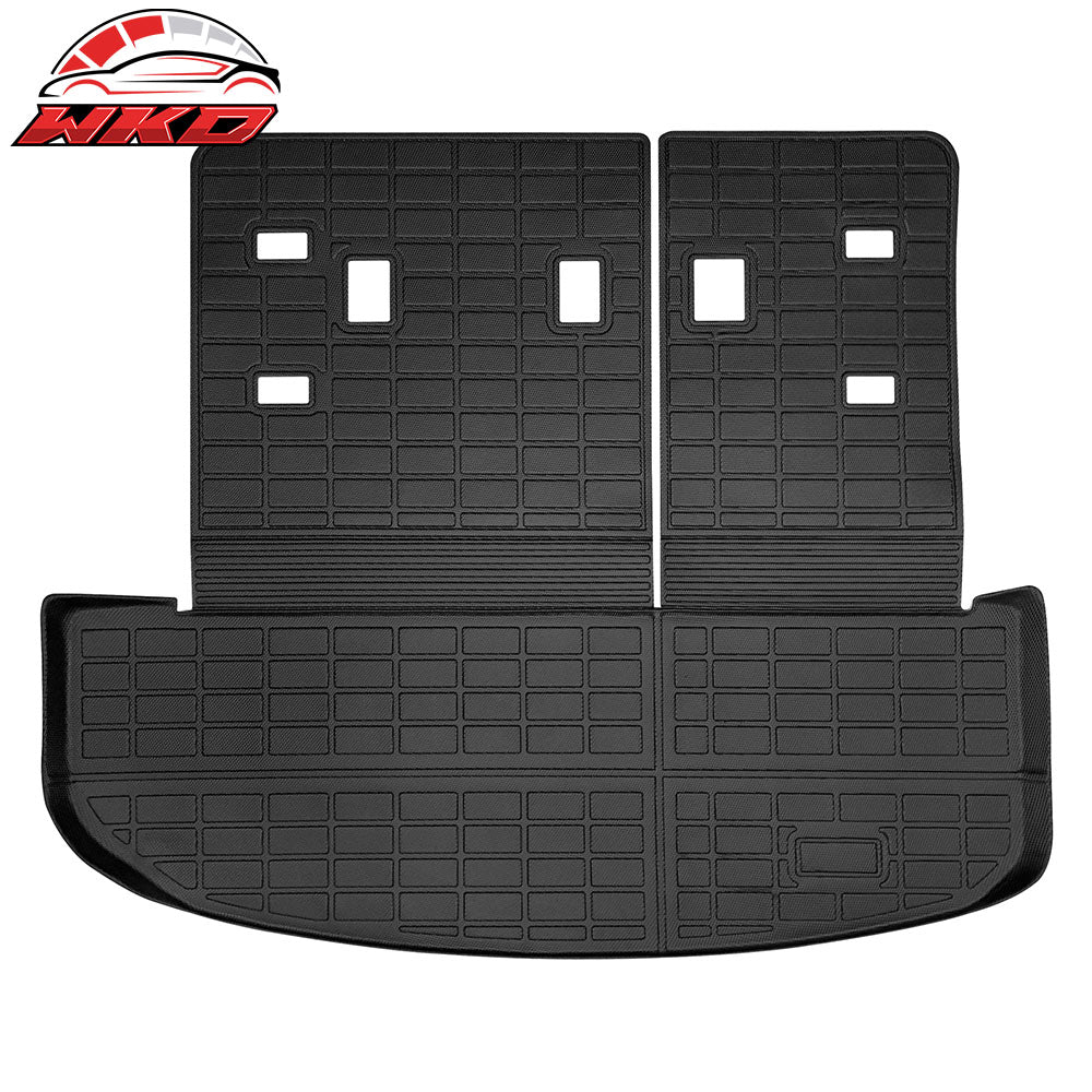20-25 Kia Telluride Trunk Mat w/ Backrest Mats Seat Cover Protector - TPE | Wholesale