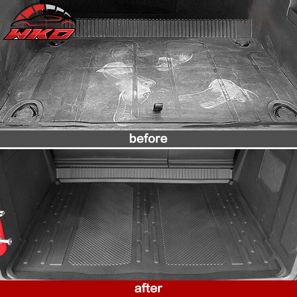 Fits 21-25 Ford Bronco 4DR Black All Weather Trunk Mat Cargo Liner Injection TPE