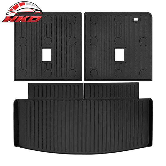 20-25 Ford Explorer 3D Rear Trunk Mat Cargo Liner Cover & Backrest Mat TPE | Wholesale