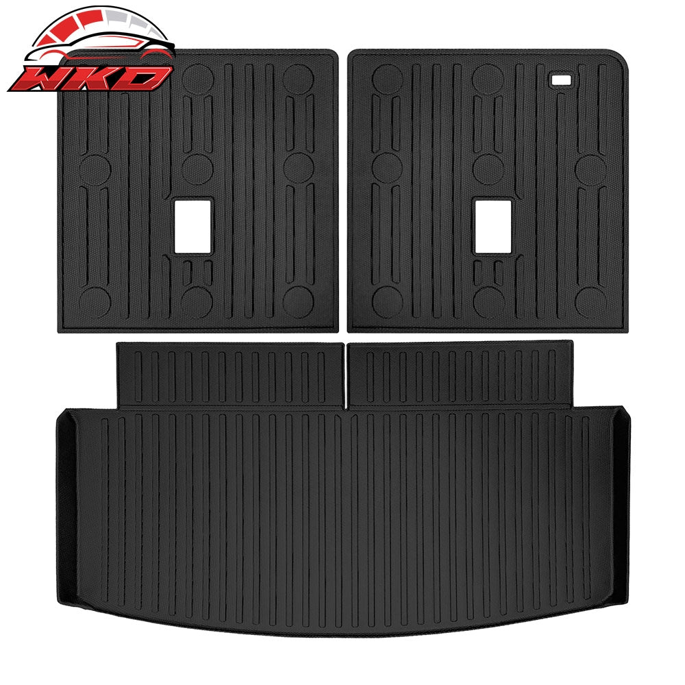 20-26 Ford Explorer 3D Rear Trunk Mat Cargo Liner Cover & Backrest Mat TPE | Wholesale