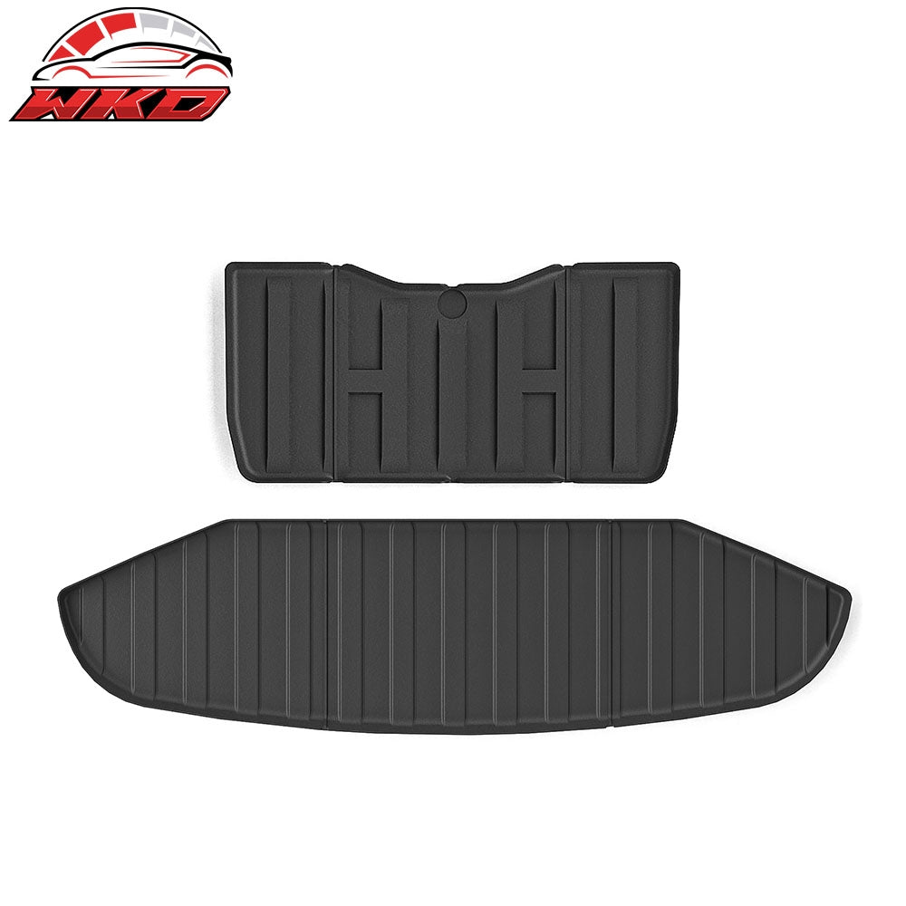 Wholesale 23-26 Tesla Cybertruck 3D Front Rear Trunk Mats Cargo Protector Liners TPE