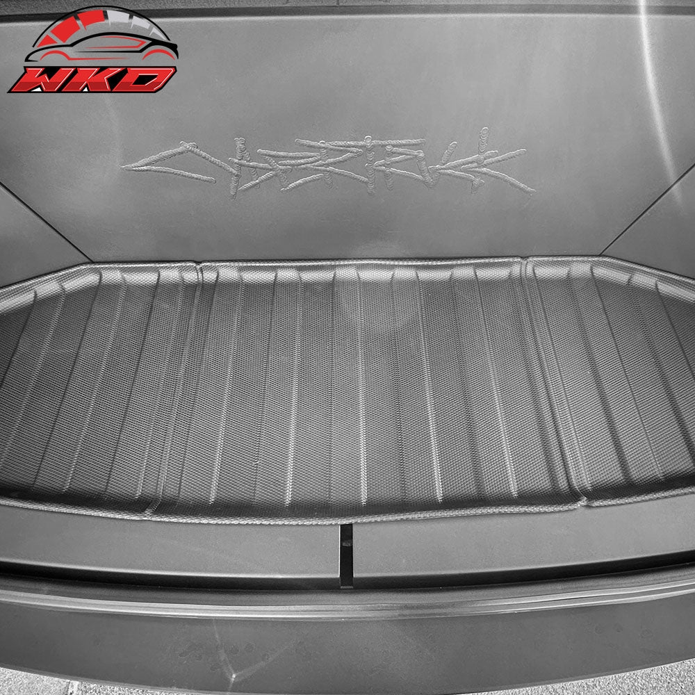 Fits 23-24 Tesla Cybertruck 3D Front Rear Trunk Mats Cargo Protector Liners TPE