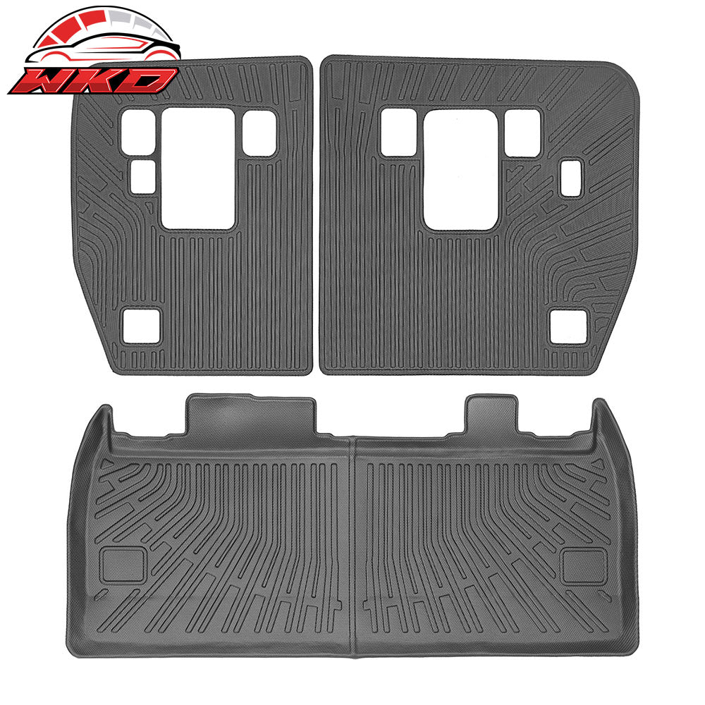 22-26 Kia Carnival Non-Hybrid 25-26 Hybrid TPE Rear Trunk & Backrest Mats | Wholesale