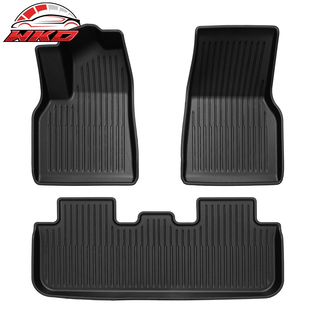 Fits 2026 Tesla Model Y Juniper TPE Rear Bumper Protector + Floor + Trunk Mats
