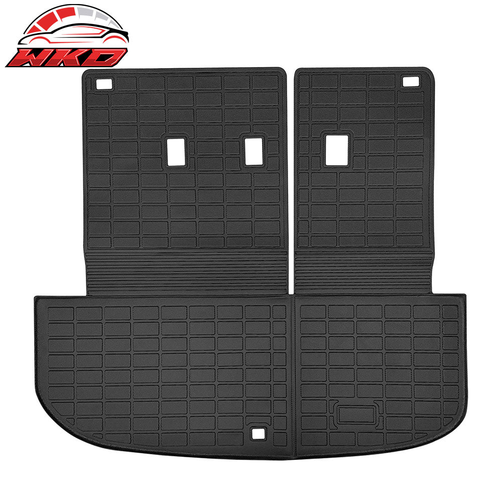 2020-24 Hyundai Palisade Trunk Mat w/ Backrest Mats Seat Cover Protector TPE | Wholesale