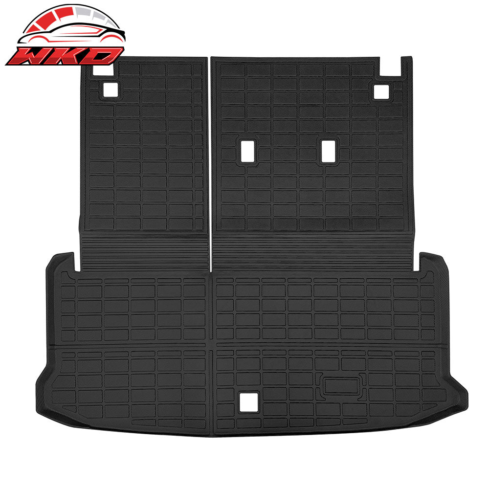 24 Toyota Grand Highlander Trunk Mat & Backrest Mats Cargo Liner Pad - TPE | Wholesale