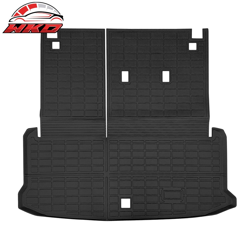 24 Toyota Grand Highlander Trunk Mat & Backrest Mats Cargo Liner Pad - TPE | Wholesale