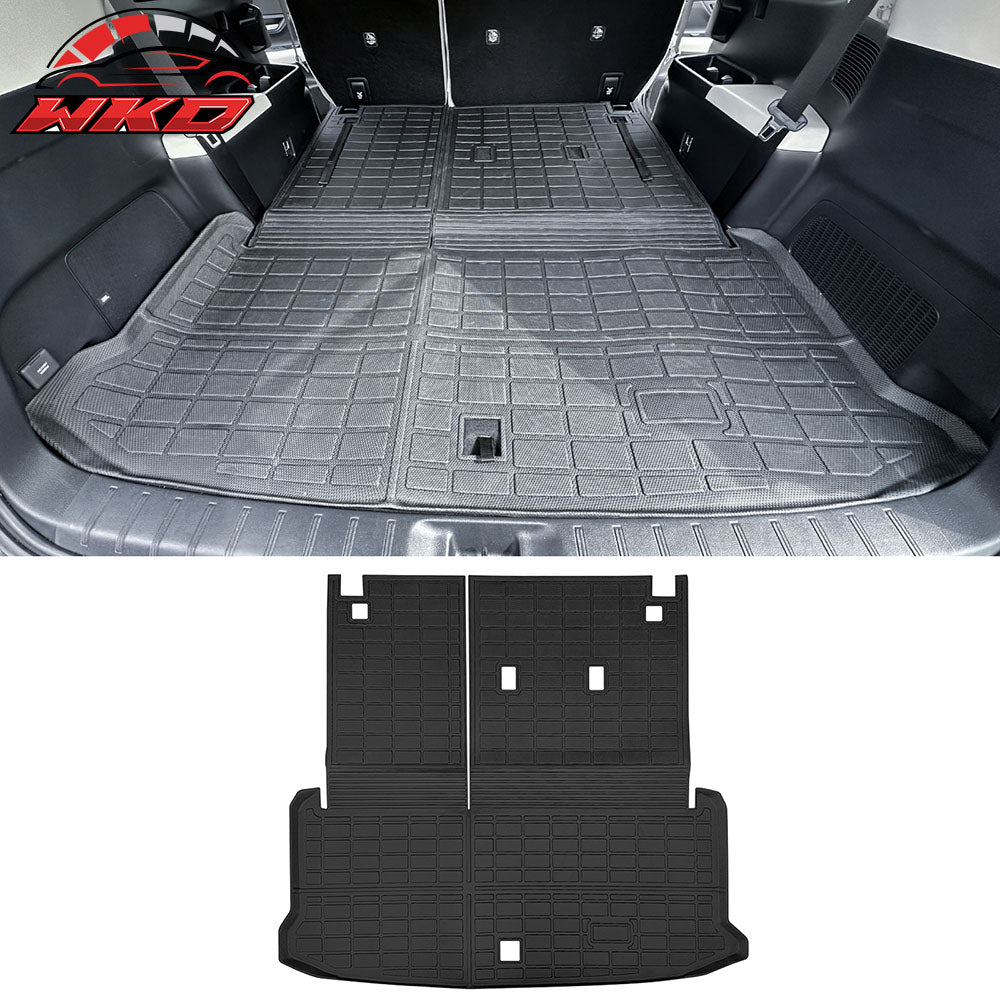 Fits 24 Toyota Grand Highlander Trunk Mat & Backrest Mats Cargo Liner Pad - TPE