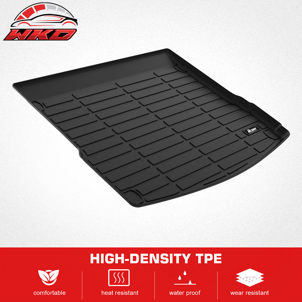 Fits 15-25 Porsche Macan TPE All Weather Waterproof Rear Cargo Trunk Tray Mats