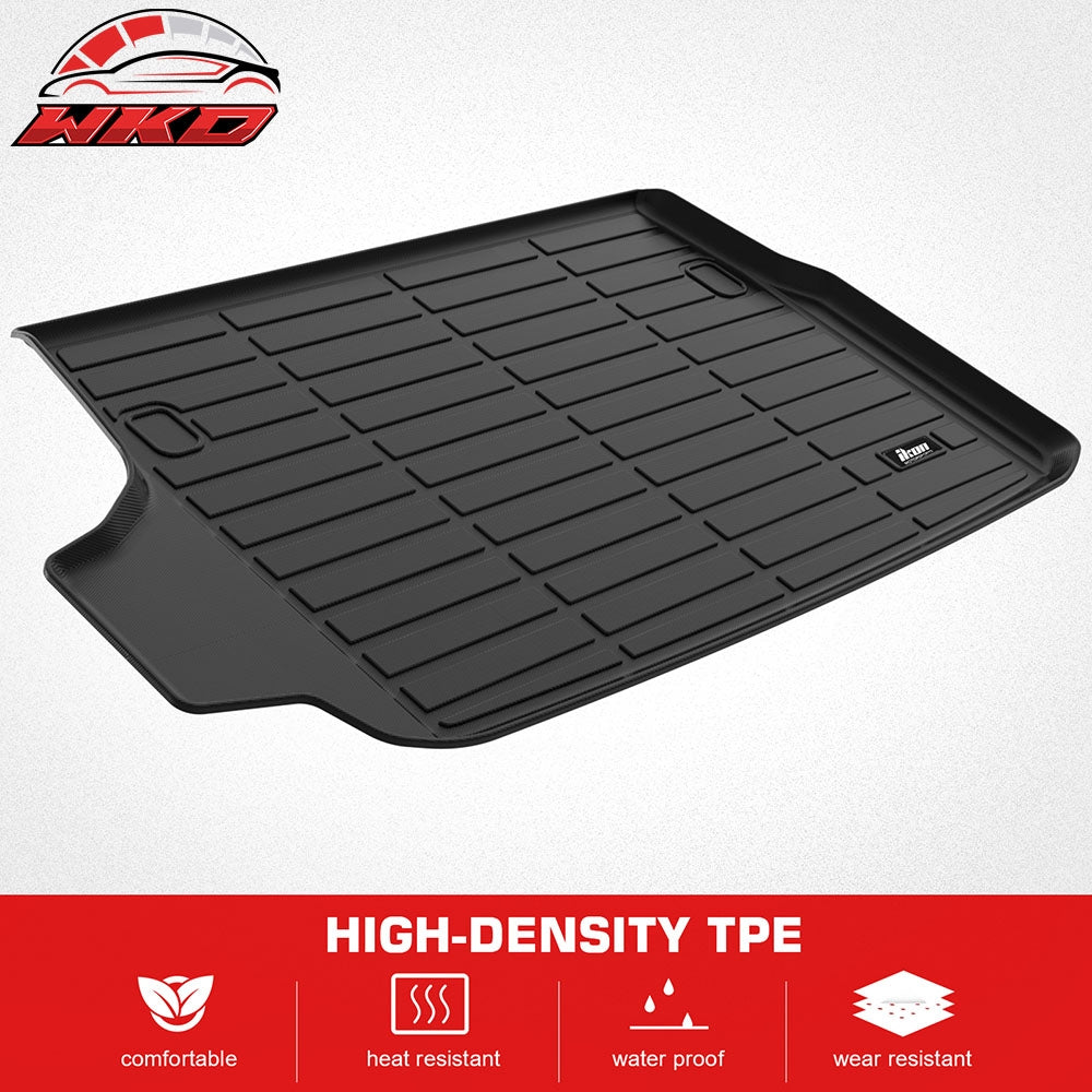 Fits 2025 Toyota 4Runner TPE All Weather Waterproof Rear Cargo Trunk Tray Mats