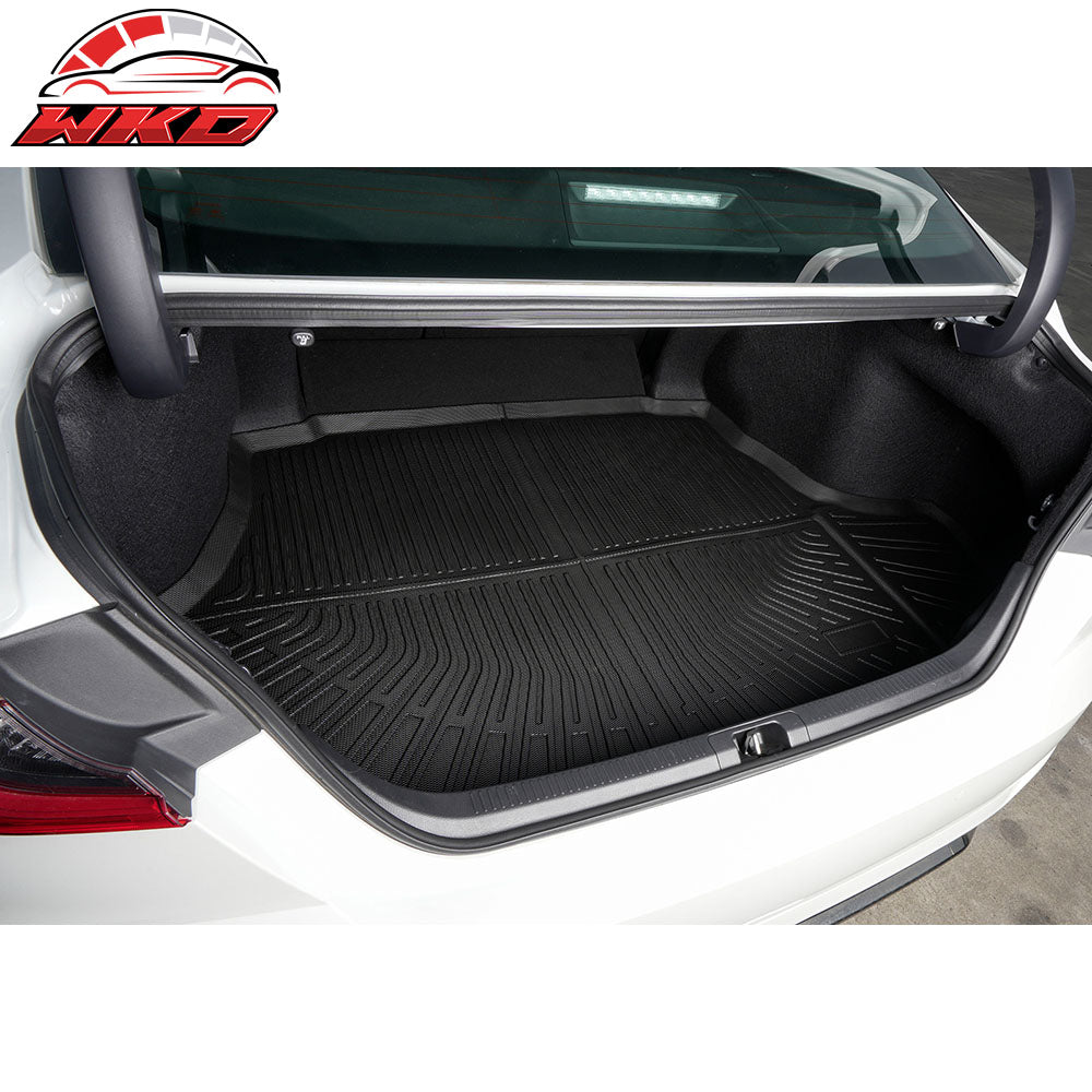 Wholesale 18-26 Toyota Camry Hybrid 3D TPE All Weather Rear Cargo Trunk Tray Mat Cover