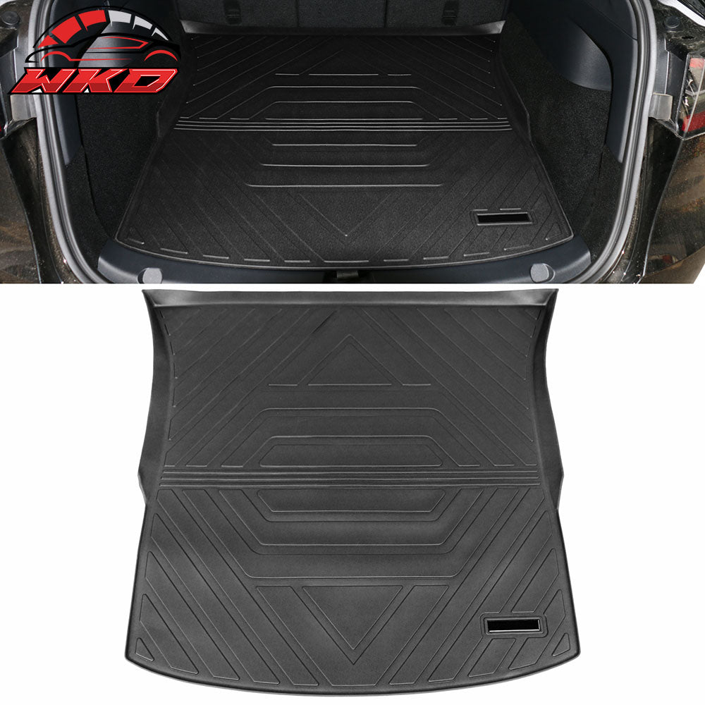 Fits 20-25 Tesla Model Y All Weather Trunk Mats Storage Cargo Liner TPE - 3PCS