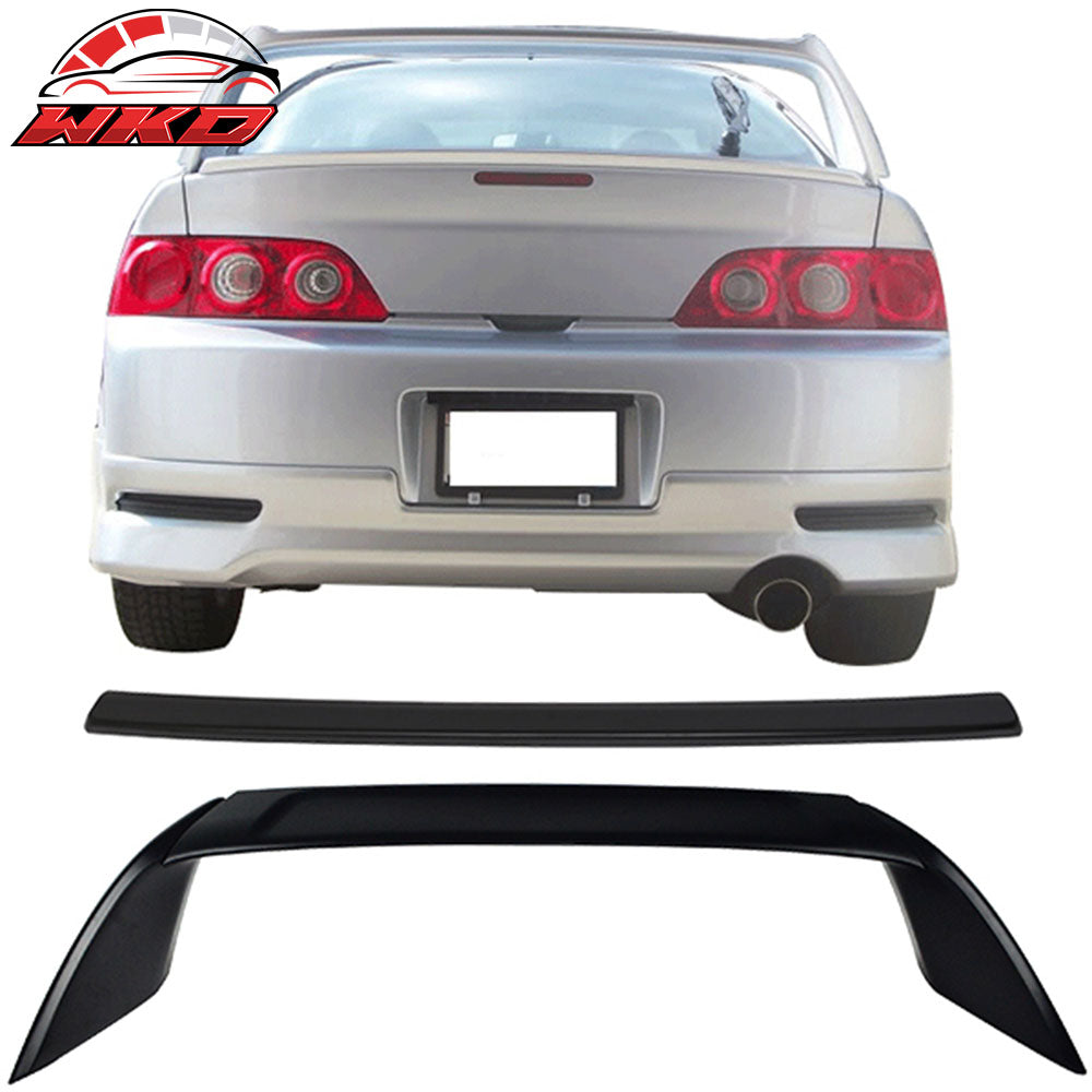 Fits 02-06 Acura RSX DC5 Type R TR Style + Aspec Style Trunk Spoiler ABS 4PCS