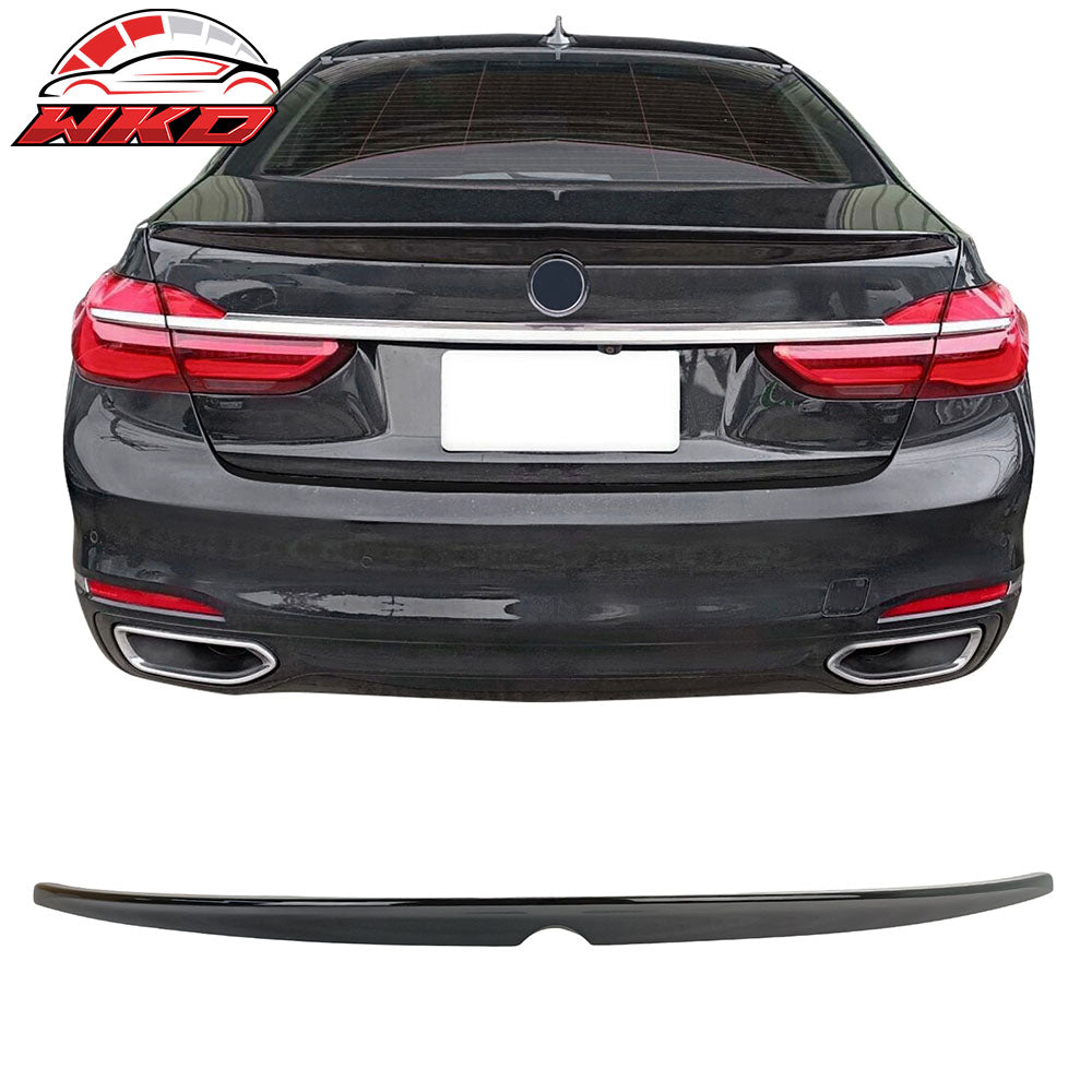 Fits 16-22 BMW G11 G12 7-Series Sedan AC Style Trunk Spoiler Painted #668 Black