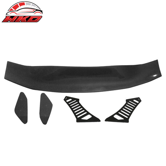 Universal 56" Inch GT Style 3D Carbon Fiber Trunk Spoiler V1 Side Plates V3 Legs | Wholesale
