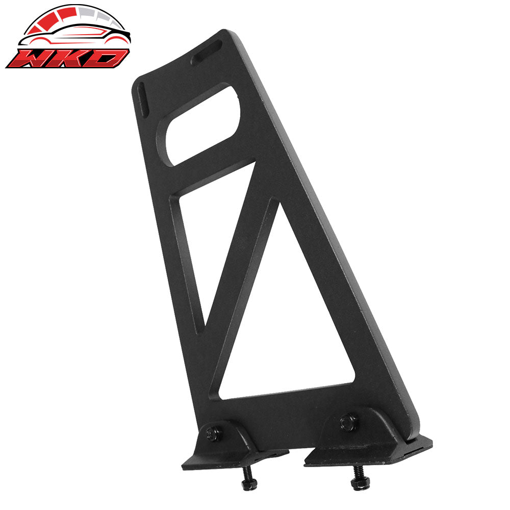 Universal 56" Inch GT Style 3D Carbon Fiber Trunk Spoiler V1 Side Plates V6 Legs