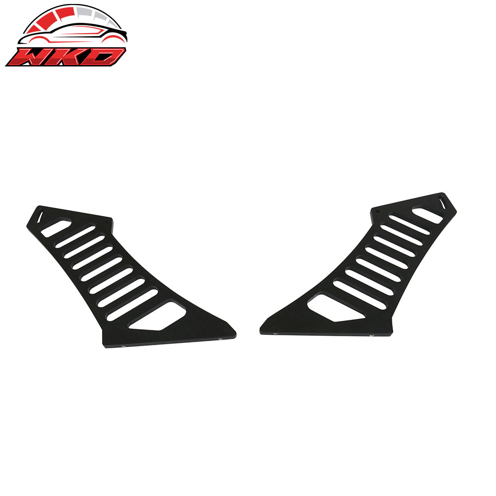 Universal 56" Inch GT Style 3D Carbon Fiber Trunk Spoiler V3 Side Plates + Legs