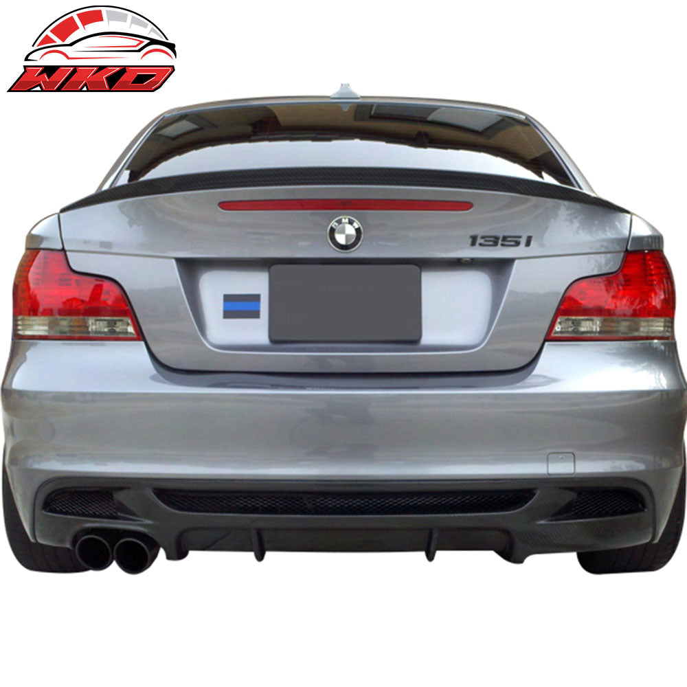 Closeout! Fits 07-11 BMW E82 1-Series Performance Carbon Fiber CF Trunk Spoiler