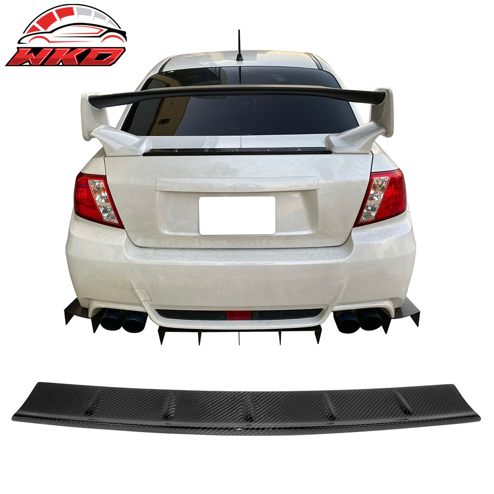 Fits 08-14 Subaru Impreza 3rd WRX STI Style Trunk Spoiler Real Carbon Fiber Wing