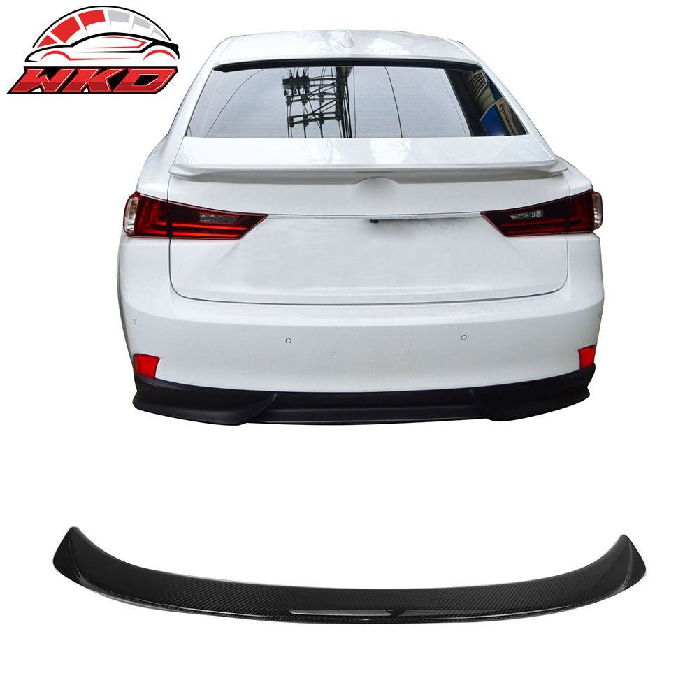 Closeout! Fits 14-20 Lexus IS250 IS300 F Style Trunk Spoiler Carbon Fiber CF