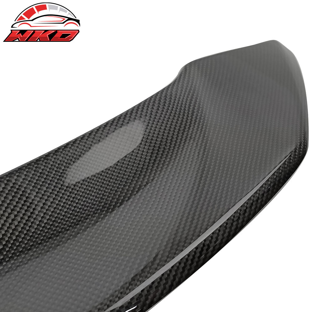 Fits 17-23 Tesla Model 3 Fastback Trunk Spoiler S Style Carbon Fiber Rear Wing
