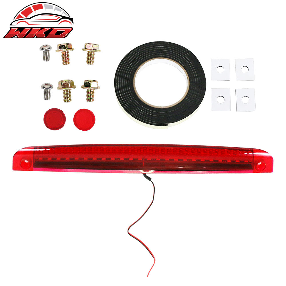 For 16-24 Chevy Camaro Trunk Spoiler GM Style LED 3rd Brake Light Unpainted Wing