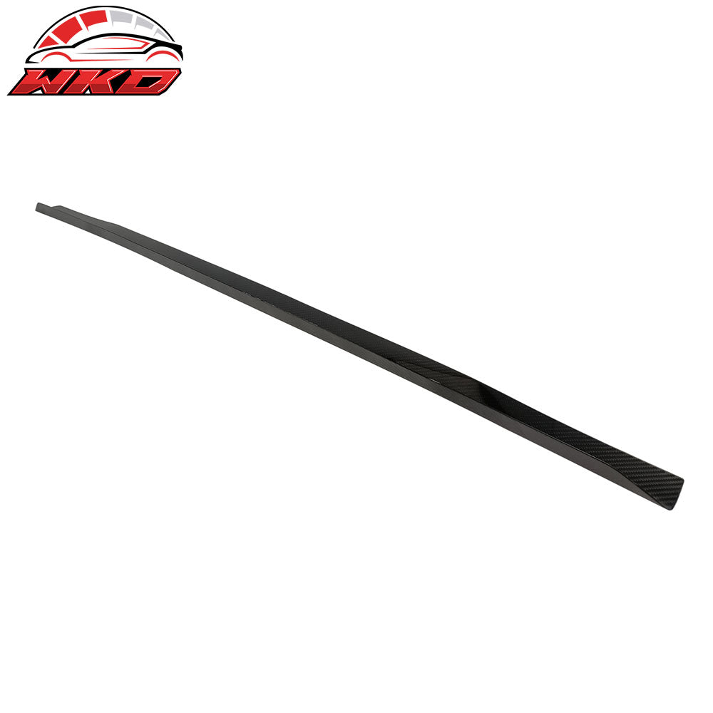 Fits 15-21 Subaru WRX STI Style Middle Trunk Spoiler Carbon Fiber Gurney Flap
