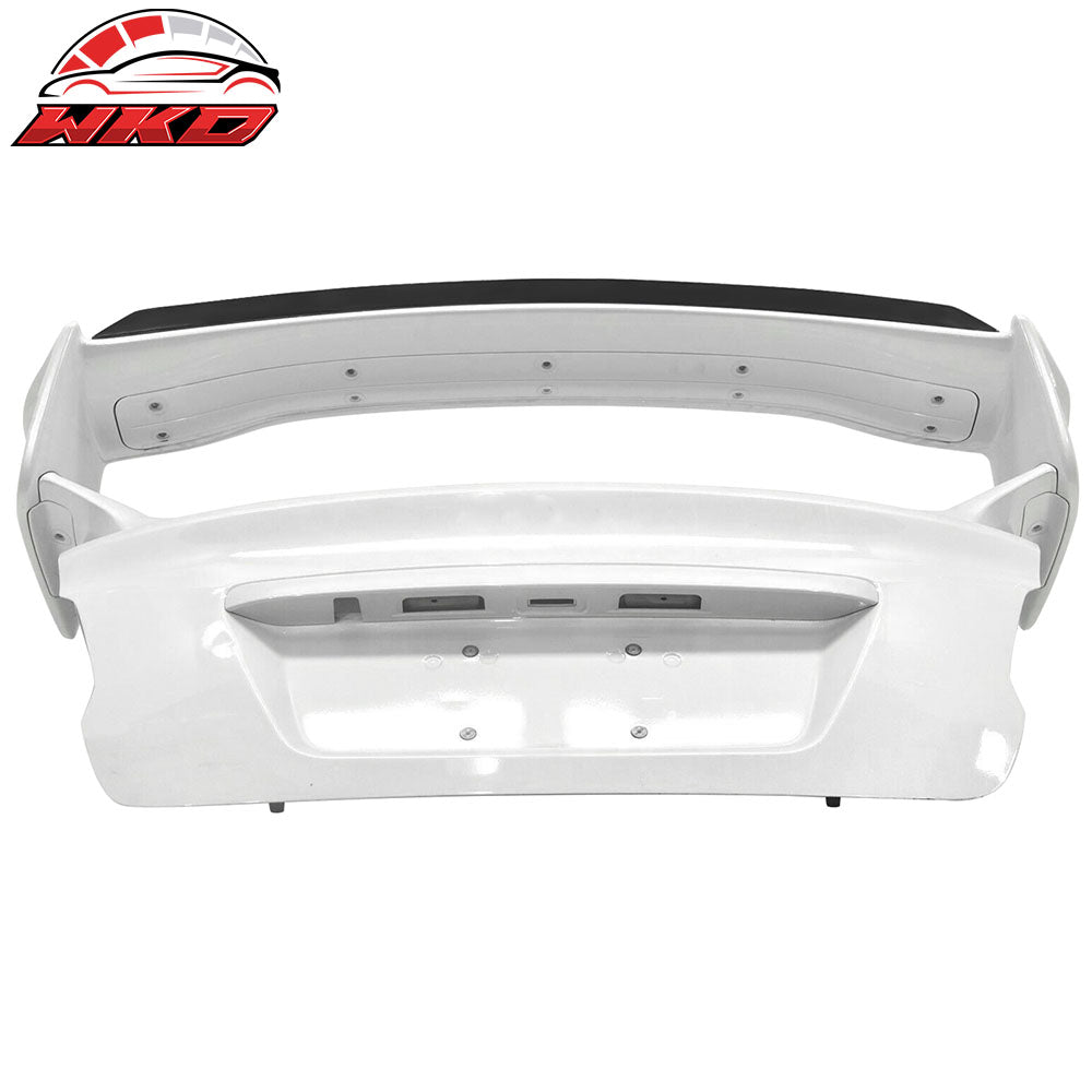 Fits 08-14 Subaru Impreza & WRX Rear Gurney Flap Trunk Spoiler Wing Matte Black