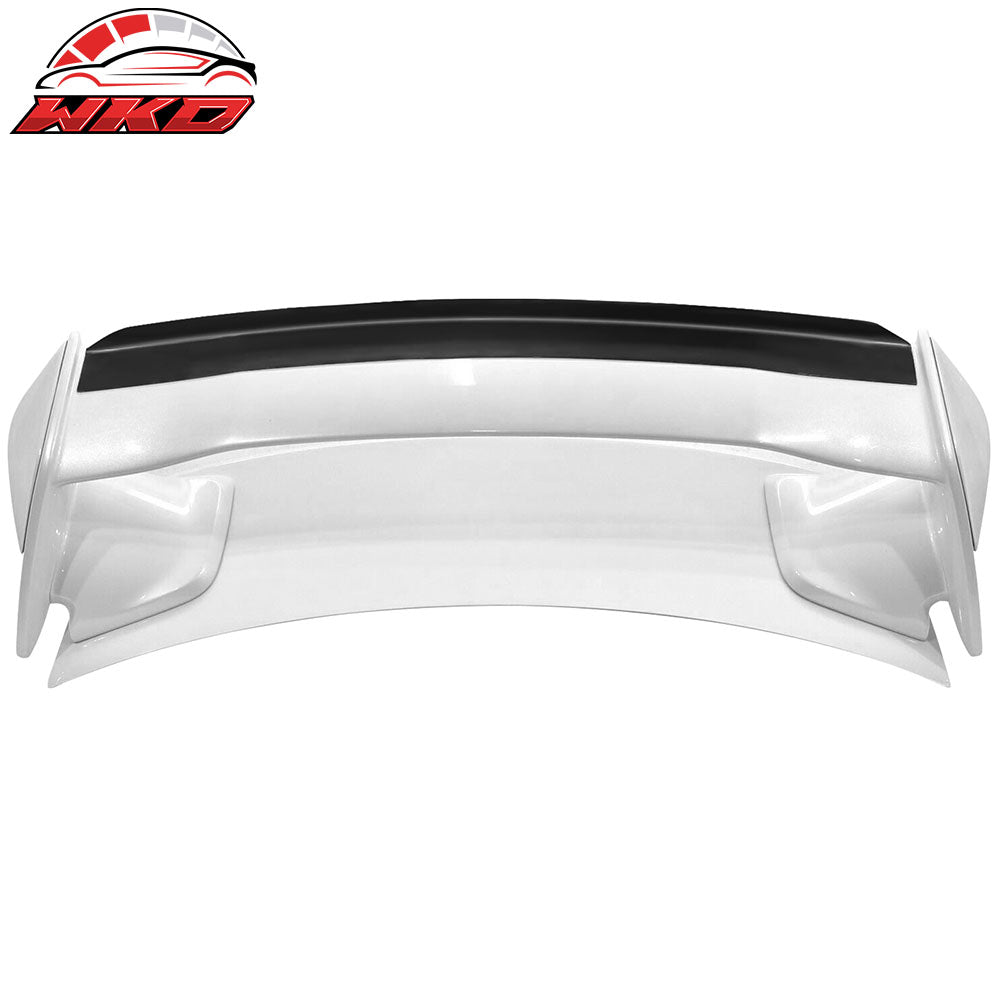 Fits 15-21 Subaru WRX STI Top Gurney Flap Add-On Trunk Spoiler Wing Matte Black