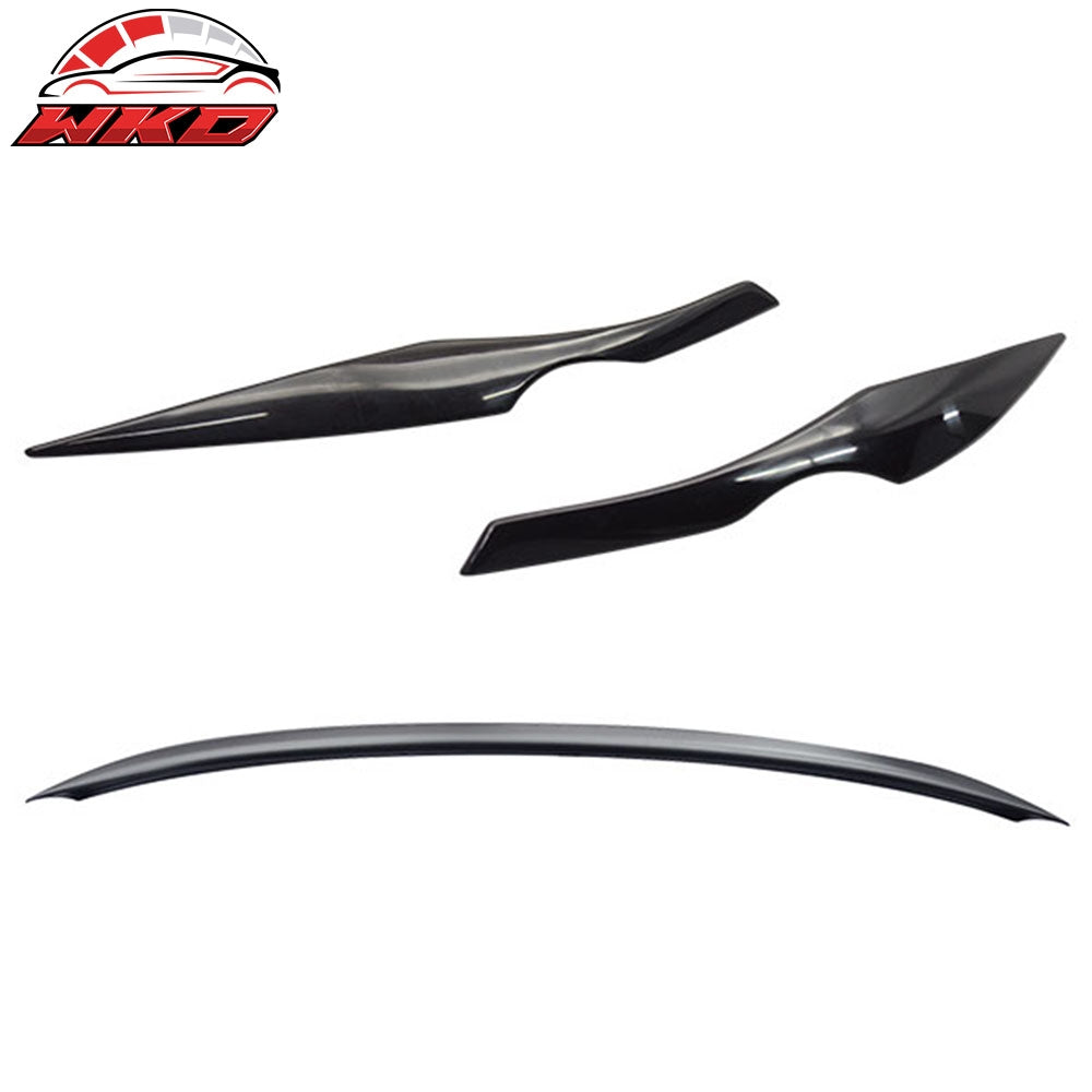 Wholesale 06-11 BMW 3 Series E90 Sedan OE Trunk Spoiler & Headlight Eyelid Covers
