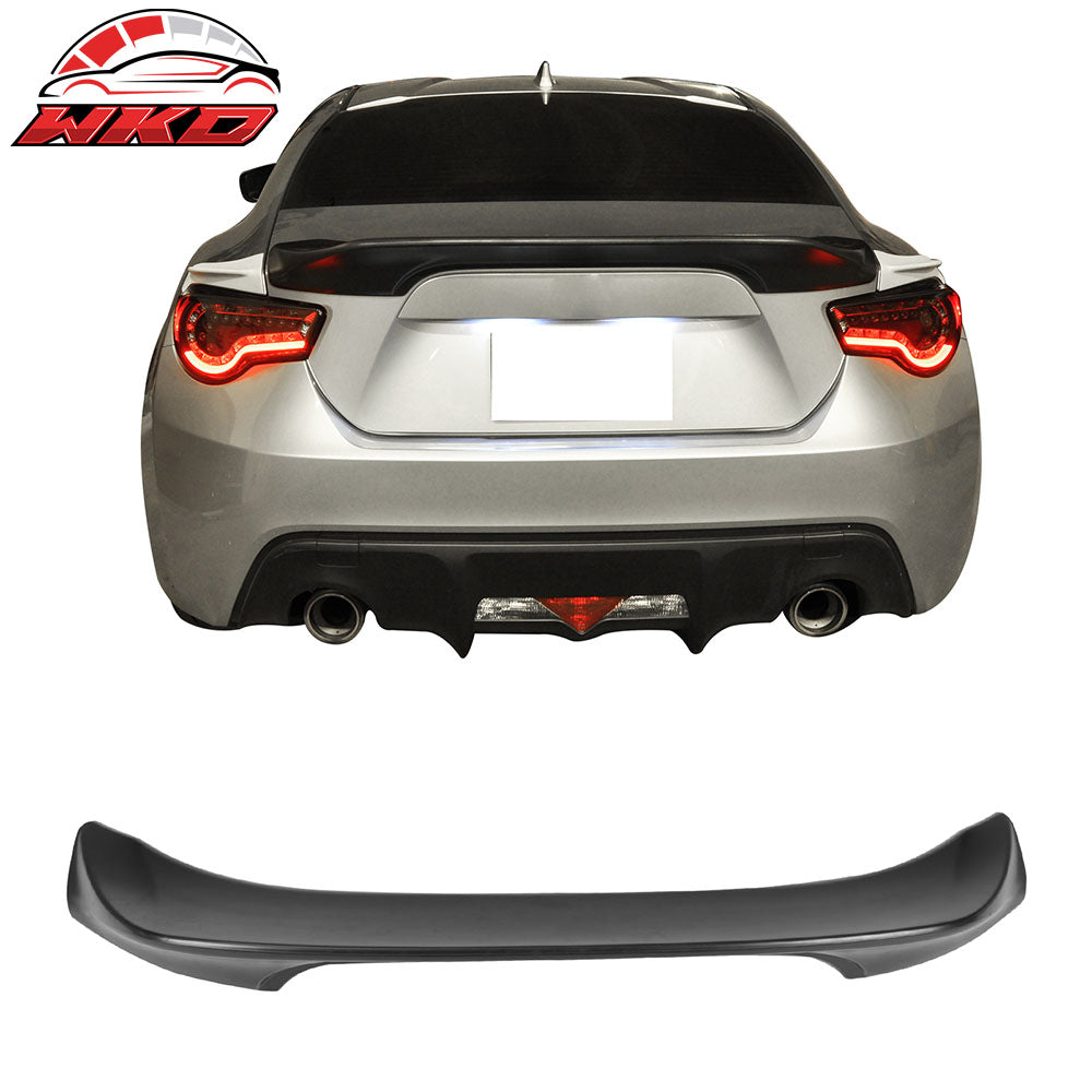 Fits 13-20 Scion FR-S Subaru BRZ Toyota 86 TRD Style Unpainted Trunk Spoiler Lip